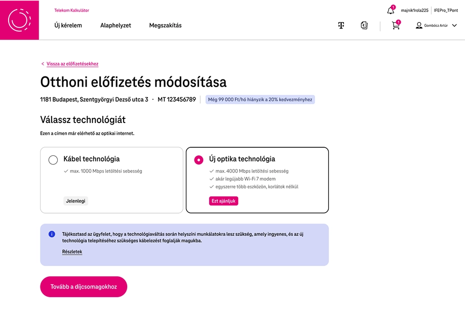 Unified cart with the updated configuration